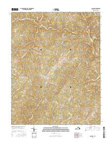 Palmyra 2016 topographic map thumbnail
