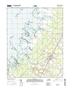Parksley 2016 topographic map thumbnail