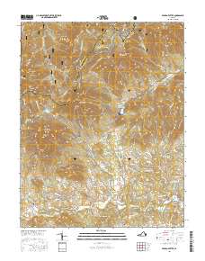 Peaks of Otter 2016 topographic map thumbnail