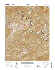 Pearisburg 2016 topographic map thumbnail