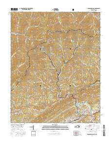 Pennington Gap 2016 topographic map thumbnail