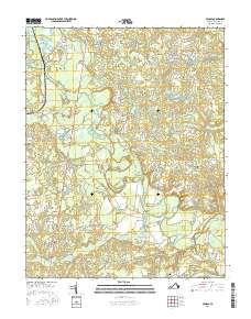 Penola 2016 topographic map thumbnail