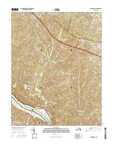 Perkinsville 2016 topographic map thumbnail