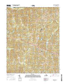 Powhatan 2016 topographic map thumbnail