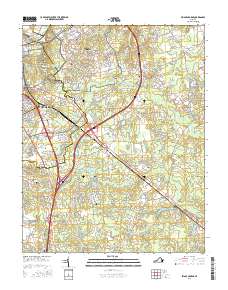Prince George 2016 topographic map thumbnail