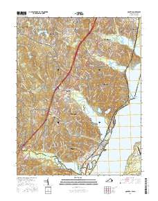 Quantico 2016 topographic map thumbnail
