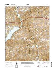 Radford South 2016 topographic map thumbnail