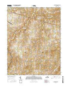 Rectortown 2016 topographic map thumbnail
