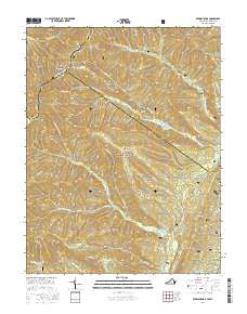 Reddish Knob 2016 topographic map thumbnail