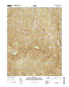 Richardsville 2016 topographic map thumbnail