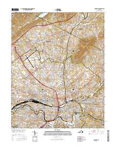 Roanoke 2016 topographic map thumbnail