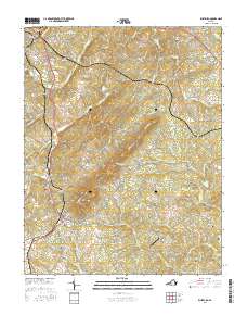 Rustburg 2016 topographic map thumbnail