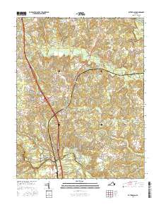 Ruther Glen 2016 topographic map thumbnail