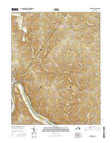 Scottsville 2016 topographic map thumbnail