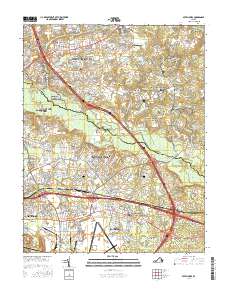 Seven Pines 2016 topographic map thumbnail