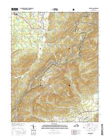 Sherando 2016 topographic map thumbnail