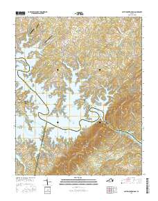 Smith Mountain Dam 2016 topographic map thumbnail