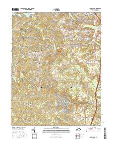 Spotsylvania 2016 topographic map thumbnail