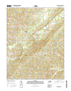 Spring Garden 2016 topographic map thumbnail