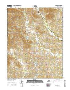 Stanardsville 2016 topographic map thumbnail