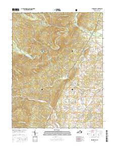 Stokesville 2016 topographic map thumbnail