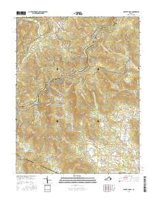 Swift Run Gap 2016 topographic map thumbnail