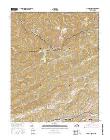 Tazewell North 2016 topographic map thumbnail