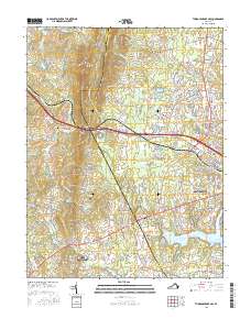 Thoroughfare Gap 2016 topographic map thumbnail