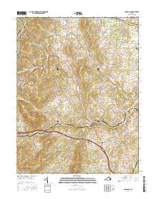 Upperville 2016 topographic map thumbnail
