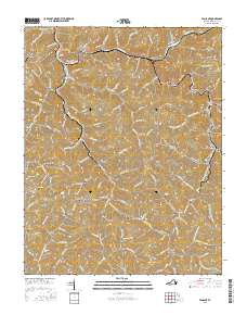 Vansant 2016 topographic map thumbnail