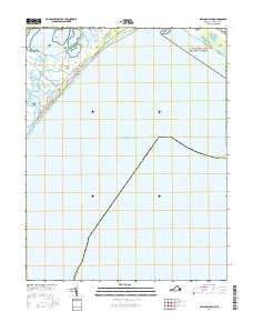 Wallops Island 2016 topographic map thumbnail
