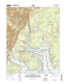 Ware Neck 2016 topographic map thumbnail