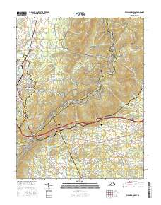 Waynesboro East 2016 topographic map thumbnail