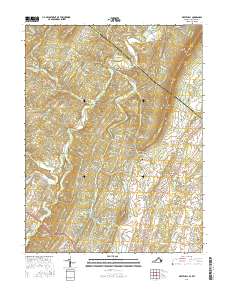 White Hall 2016 topographic map thumbnail