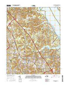 Williamsburg 2016 topographic map thumbnail