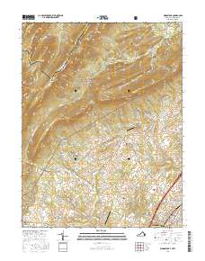 Woodstock 2016 topographic map thumbnail
