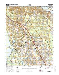 Yorktown 2016 topographic map thumbnail
