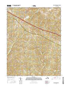 Zion Crossroads 2016 topographic map thumbnail