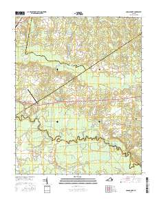Adams Grove 2016 topographic map thumbnail