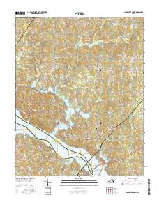 Clarksville North 2016 topographic map thumbnail