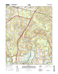 Dutch Gap 2016 topographic map thumbnail