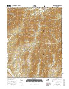 Horseshoe Mountain 2016 topographic map thumbnail