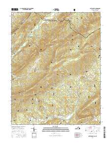 Potts Creek 2016 topographic map thumbnail