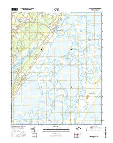 Wachapreague 2016 topographic map thumbnail