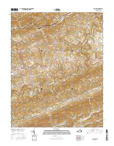 Ben Hur 2016 topographic map thumbnail