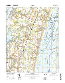 Cheriton 2016 topographic map thumbnail