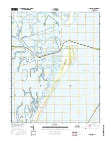 Quinby Inlet 2016 topographic map thumbnail