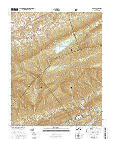 Saltville 2016 topographic map thumbnail