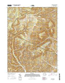 Blue Knob 2016 topographic map thumbnail