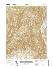 Benton 2016 topographic map thumbnail